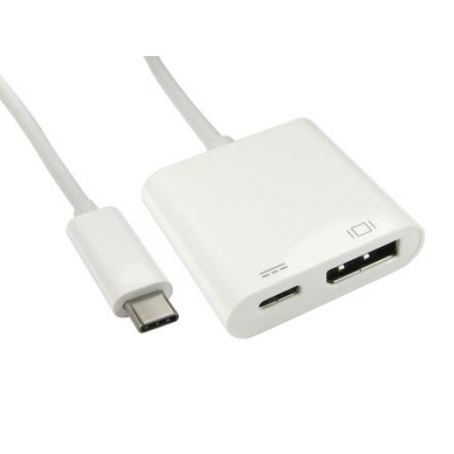 RS PRO Kabel adaptéru, 4 k, video připojení: Display Port, standard: USB typu C