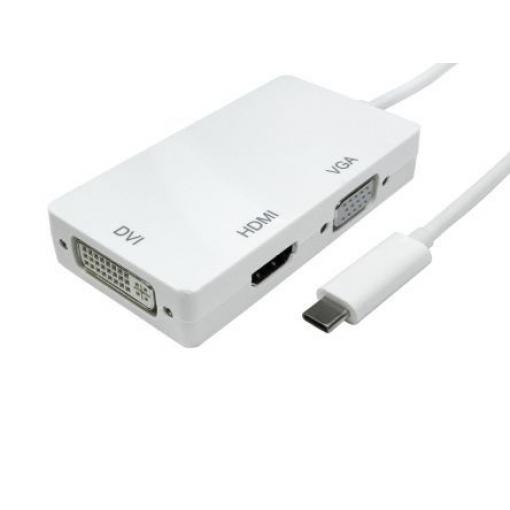 RS PRO Adaptér, 1920 x 1200 (60Hz), video připojení: VGA, HDMI, DVI, standard: USB 3.1