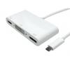 RS PRO Adaptér, 4 k, video připojení: HDMI, Display Port, DVI, standard: USB 3.1