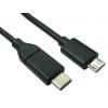 RS PRO Kabel USB do zásuvky IC Vnější, řada: RS PRO, A: USB typu C, 2 m Vnější, Černá, B: Micro USB typ B