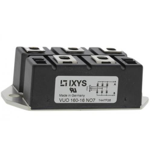IXYS Modul můstkového usměrňovače VUO160-16NO7 1.95 kA 1600 V, PWS E 1, počet kolíků: 5 kolíkový, konfigurace: