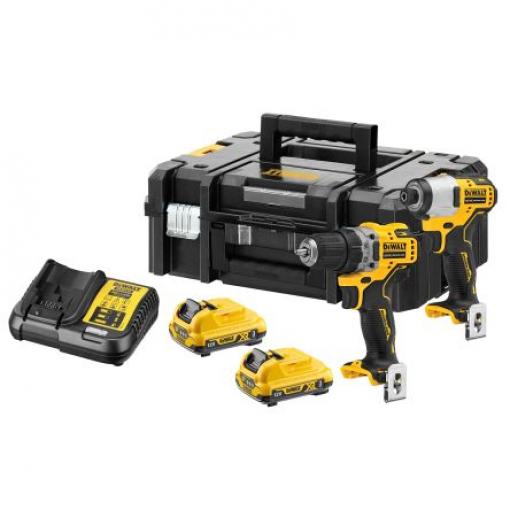 DeWALT Sada akumulátorového nářadí DCK2111L2T-QW 12 V Bezdrátové, Typ C - EU