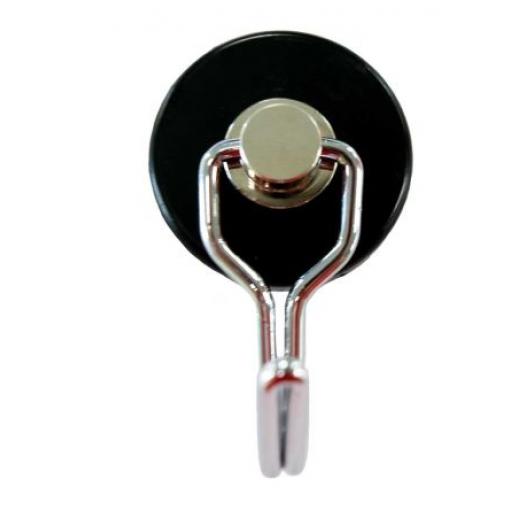 Neodymový magnet Hák, délka: 54 mm 30 kg, tloušťka: 12 mm 38 mm Eclipse