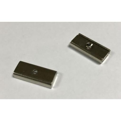 Neodymový magnet Otvor se závitem, délka: 20 mm 8 kg, tloušťka: 5 mm 13.5 mm Eclipse