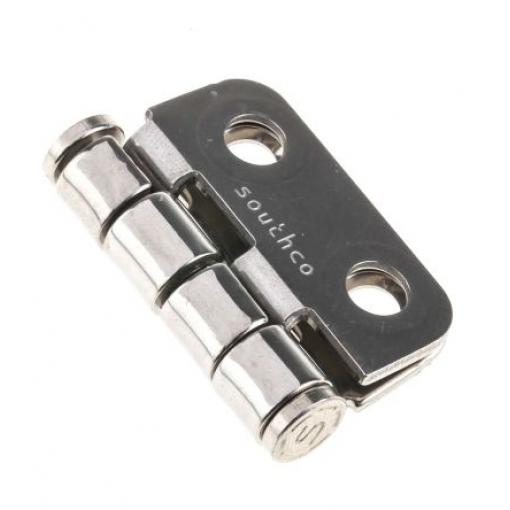 Kloubový závěs Výkyvné, Lesklý, Nerezová ocel Pevný Šroubová, délka: 38 mm x 38.2 mm x 9 mm Southco