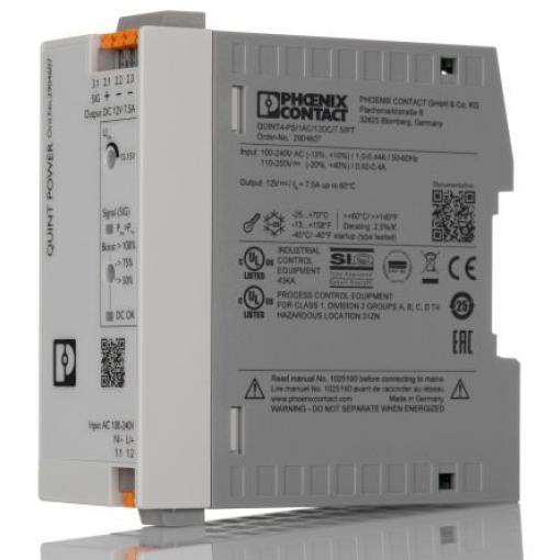 Phoenix Contact Napájecí zdroj na lištu DIN QUINT POWER Spínaný režim 250V ac/dc 7.5 A AC/DC 15V dc DC 90 W