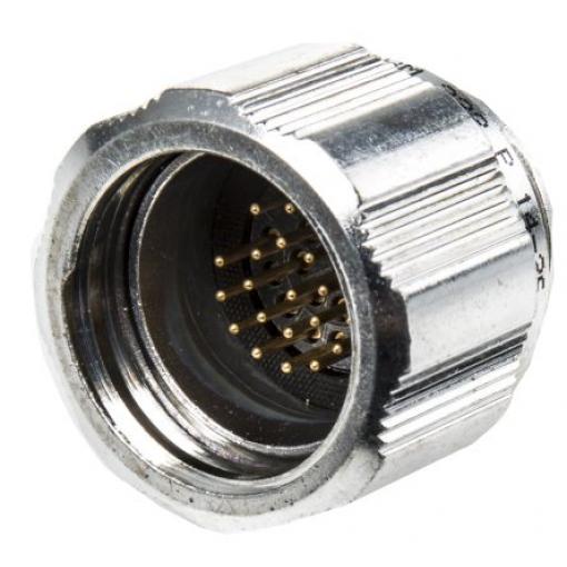 Kulatý konektor, počet kontaktů: 22, Kabel, velikost: Standard Amphenol Socapex, pohlaví kontaktu: Vnější, orientace
