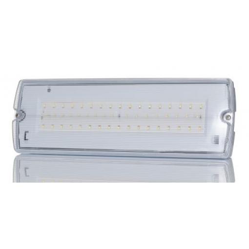 RS PRO Nouzové osvětlení, IP65 Přepážka, typ žárovky: LED 6.5W, 6.5 W