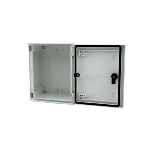 RS PRO Nástěnná krabice IP66 Polyester vyztužený skelnými vlákny Světle šedá 250 mm 300 mm 140 mm