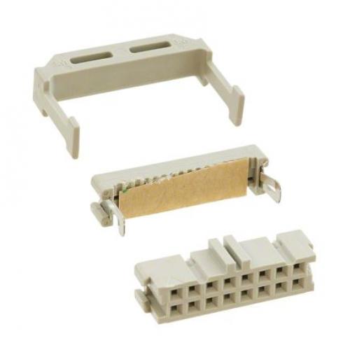 3M Konektor IDC, řada: 3000 Vnitřní, rozteč: 2.54 mm, počet kontaktů: 16, počet řad: 2, Kabel, IDC, orientace těla: