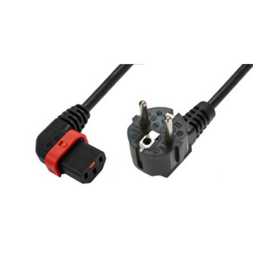 Napájecí šňůra 2 m, Černá, A: IEC C13, B: CEE 7/7 Polyvinylchlorid, 250V Schaffner