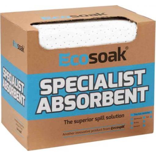 Absorbent rozlité kapaliny 70 L, Podložka Olej, množství v balení: 100 Ecospill Ltd Ecosoak