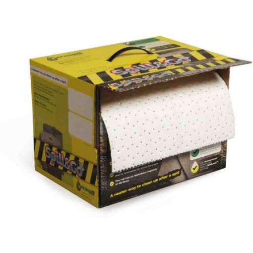 Vybavení pro zajištění rozlitých kapalin, Dávkovací krabice rolí Ecospill Ltd 48 L