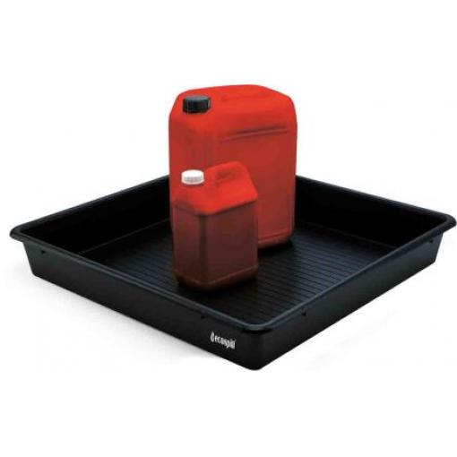 Vybavení pro zajištění rozlitých kapalin, Polyetylen, Vanička Ecospill Ltd Průmyslové sklady 64 L