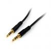 Pomocný kabel délka 1.8 m, A: Vnější, A: Stereo jack 3,5 mm StarTech.com, B: Vnější, B: Stereo jack 3,5 mm, Černá MU6MMS