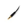 Pomocný kabel délka 1.8 m, A: Vnější, A: Stereo jack 3,5 mm StarTech.com, B: Vnější, B: Stereo jack 3,5 mm, Černá MU6MMS