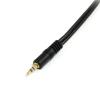 Pomocný kabel délka 150 mm, A: Vnější, A: Stereo jack 3,5 mm StarTech.com, B: Vnitřní, B: 3.5 mm stereo jack x 2, Černá