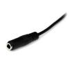 Pomocný kabel délka 1 m, A: Vnější, A: Stereo jack 3,5 mm StarTech.com, B: Vnitřní, B: Stereo jack 3,5 mm, Černá MU1MMFS