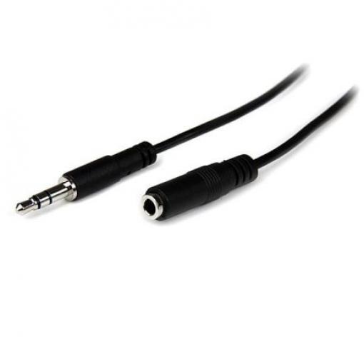 Pomocný kabel délka 1 m, A: Vnější, A: Stereo jack 3,5 mm StarTech.com, B: Vnitřní, B: Stereo jack 3,5 mm, Černá MU1MMFS