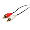Pomocný kabel délka 900 mm, A: Vnější, A: Stereo jack 3,5 mm StarTech.com, B: Vnější, B: RCA x 2, Černá MU3MMRCA