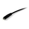 Pomocný kabel délka 1 m, A: Vnější, A: Stereo jack 3,5 mm StarTech.com, B: Vnitřní, B: Stereo jack 3,5 mm, Černá