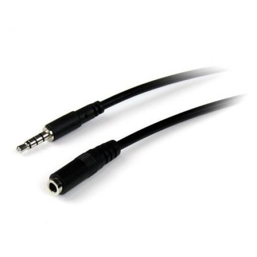 Pomocný kabel délka 1 m, A: Vnější, A: Stereo jack 3,5 mm StarTech.com, B: Vnitřní, B: Stereo jack 3,5 mm, Černá