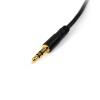 Pomocný kabel délka 4.6 m, A: Vnější, A: Stereo jack 3,5 mm StarTech.com, B: Vnější, B: Stereo jack 3,5 mm, Černá