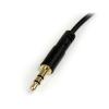Pomocný kabel délka 300 mm, A: Vnější, A: Stereo jack 3,5 mm StarTech.com, B: Vnější, B: Stereo jack 3,5 mm, Černá