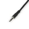 Pomocný kabel délka 200 mm, A: Vnější, A: Stereo jack 3,5 mm StarTech.com, B: Vnitřní, B: 3.5 mm stereo jack x 2, Černá
