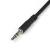 Pomocný kabel délka 200 mm, A: Vnější, A: Stereo jack 3,5 mm StarTech.com, B: Vnitřní, B: 3.5 mm stereo jack x 2, Černá