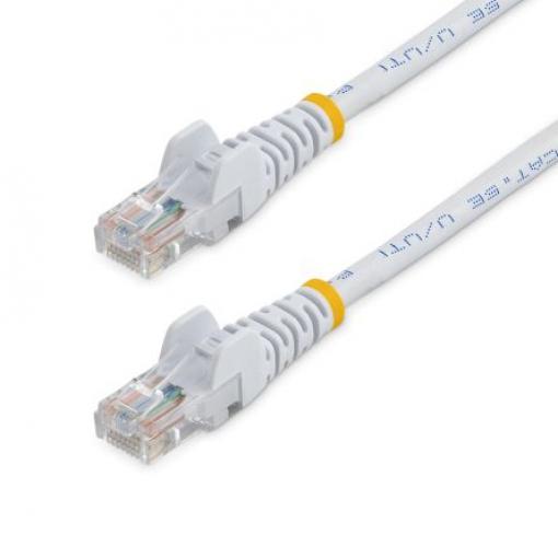 StarTech.com Cat5e Ethernetové kabely, Bílá, Polyvinylchlorid 7 m, typ pláště: Nestíněný Nestíněný