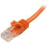 StarTech.com Cat5e Ethernetové kabely, Oranžová, Polyvinylchlorid 7 m, typ pláště: Nestíněný Nestíněný