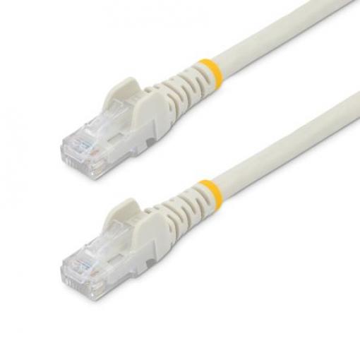 StarTech.com Kat6 Ethernetové kabely, Bílá, Polyvinylchlorid 2 m 4, typ pláště: Nestíněný Nestíněný