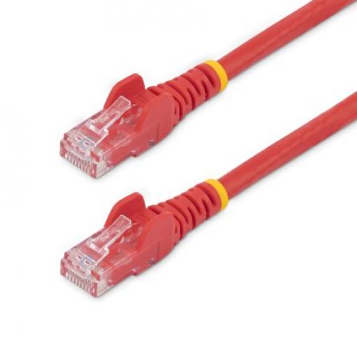 StarTech.com Kat6 Ethernetové kabely, Červená, Polyvinylchlorid 1 m, typ pláště: Nestíněný Nestíněný