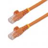 StarTech.com Kat6 Ethernetové kabely, Oranžová, Polyvinylchlorid 2 m 4, typ pláště: Nestíněný Nestíněný