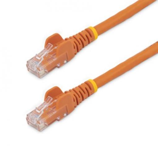 StarTech.com Kat6 Ethernetové kabely, Oranžová, Polyvinylchlorid 2 m 4, typ pláště: Nestíněný Nestíněný