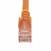 StarTech.com Kat6 Ethernetové kabely, Oranžová, Polyvinylchlorid 1 m, typ pláště: Nestíněný Nestíněný