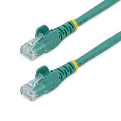 StarTech.com Kat6 Ethernetové kabely, Zelená, Polyvinylchlorid 0.5 m 4, typ pláště: Nestíněný Nestíněný