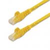 StarTech.com Kat6 Ethernetové kabely, Žlutá, Polyvinylchlorid 0.5 m, typ pláště: Nestíněný Nestíněný