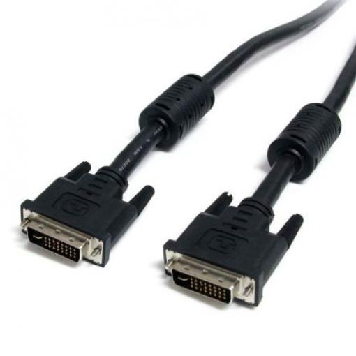 StarTech.com, A: Vnější DVI-D, B: Vnější DVI-D 6.1 m Kabel DVI, Černá, Polyvinylchlorid
