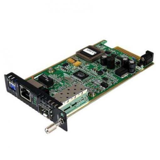 StarTech.com Převodník médií, Plný duplex, Poloviční duplex, SFP, RJ45, 1000Mbps, rychlost přenosu dat: 1.25 Gbps