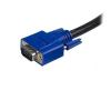 StarTech.com Kabel KVM Vnější, A: USB typu A, B: USB B, VGA Samec/samice 3 m, Černá