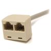 Spojka RJ45, řada: RJ45, počet portů: 1portový Nestíněný RJ45 délka prodloužení 330 mm Cat5e, Adaptér T StarTech.com