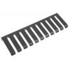 Regály pro zkušební vodiče 4408/POM 10 slotů 8.13 mm, Černá Pomona