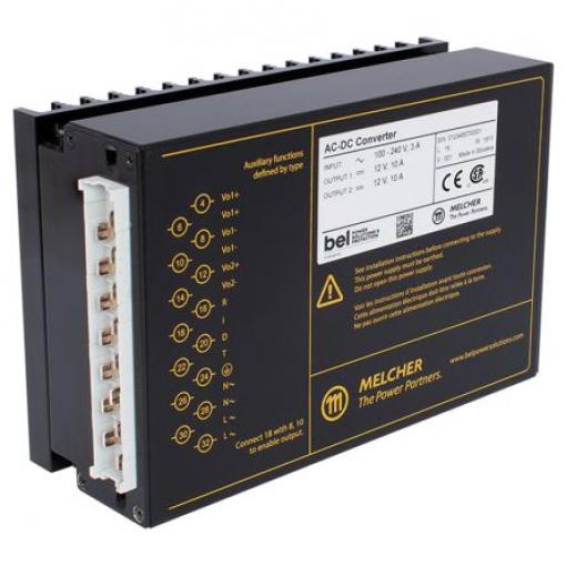 Napájecí zdroj pro montáž do racku, řada: LR, počet výstupů: 2, 300W, vstupní frekvence: 50 → 60Hz, vstupní: 90