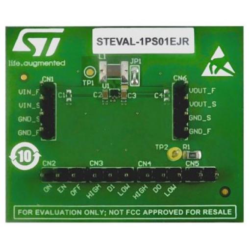 Vyhodnocovací deska Synchronní step-down měnič ST1PS01EJR 400 mA nano-klidový Snižovací měnič STMicroelectronics ST1PS01