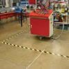 Výstražná páska Pryž (základ), Žlutá, Černá Polyvinylchlorid 15 μm 50 mm, délka: 33 m Coba Europe