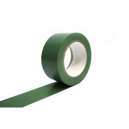Výstražná páska Pryž (základ), Zelená Polyvinylchlorid 15 μm 50 mm, délka: 33 m Coba Europe