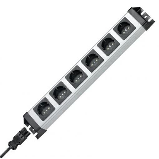Kopp Zásuvka 6 zásuvek, 250 V, IP20 Stříbrná Schuko