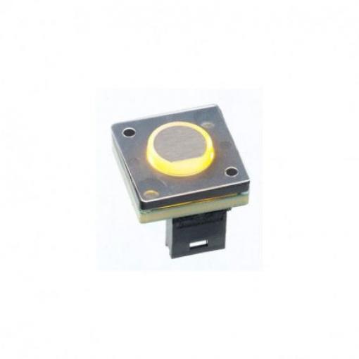 APEM Tlačítkový spínač, řada: PR IP65 SPST Panel 14.5 mm 50 mA, barva LED: Modrá 12 V dc